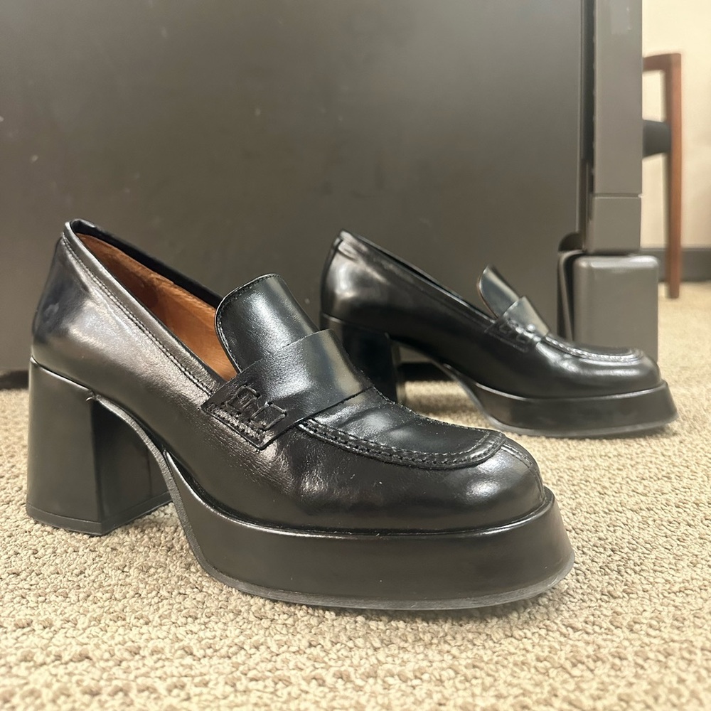 Platform loafers Jonak - barely used.